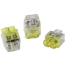 HellermannTyton 148-90036 HCPM-2 Connector clip 2-pin yellow 1pc