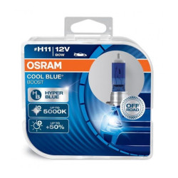 Żarówka H11 12V OSRAM COOL BLUE PGJ19-2 kpl.75W DUO