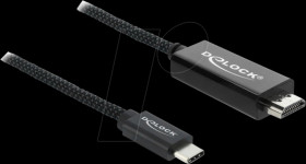 81703 Coaxial USB Type-C™ to HDMI cable (DP Alt Mode) 4K 60 Hz with br