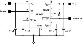 250-mA, low-dropout voltage regulator with power good & enable