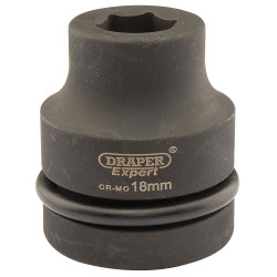 Draper Expert 05099 Expert 18mm 1&quot; Square Drive Hi-Torq&#xAE; 6 Point Impact Socket