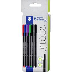 Staedtler 334 C6 triplus Fine liner 6 pcs