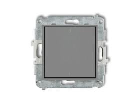 MINI Wyłącznik 2-biegunowy szary mat 27MWP-9 KARLIK