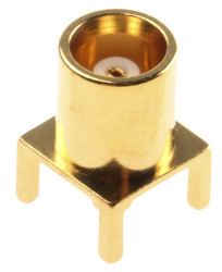 Złącze koncentryczne Przewlekany Żeński 50Ω typ złącza Złącze MCX 0 to 6GHz Lutowane