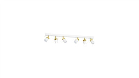 Lampa Sufitowa Joker White/Gold 6Xgu10 Mlp6131 Milagro