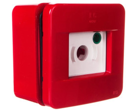 Przycisk ppoż. kompletny czerwony IP55 EC64202