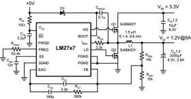 2.2-V to 16-V, 2-MHz, N-channel FET synchronous buck controller with over and undervoltage flag
