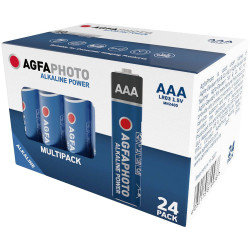 AgfaPhoto 110-819938 Power AAA Batteries 24-Pack Long Life 1.5V