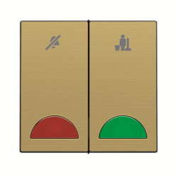 Włącznik światła, 10A, 250V, 2-przyciskowy, 1-biegunowy, IP20 Millenium, ABB