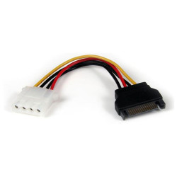 StarTech LP4SATAFM6IN 150mm SATA To LP4 Molex Power Cable Adaptor - F/M