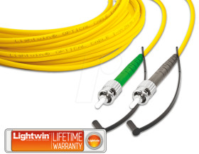 LSP-50 ST-ST 2.0 Simplex fibre optic patch cable, MM OM2, ST - ST, 2.0 m