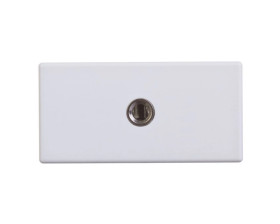 Simon Connect Gniazdo K45/2 audio żeńskie 3,5mm stereo mini-jack czysta biel K123B/9