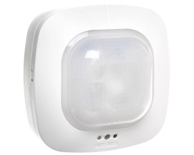 Czujnik obecności i zmierzchu Steinel IR Quattro HD 24m COM1 natynkowy IP20 kwadrat biały ST592400