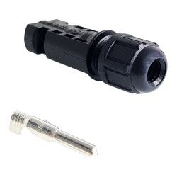 Epic Solar 4 M 4 - 6 mm2 MC4 Złącze przemysłowe fotowoltaiczne swobodne z podwójną zapadką męskie ze stykiem 44428201 Lapp Group