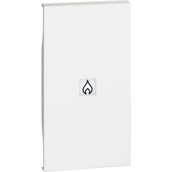 LIVING NOW klawisz z okienkiem podświetlenia ogrzewanie 2mod. biały KW01M2PN