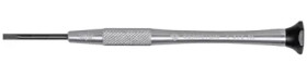 Watchmaker screwdriver, 2 mm, slotted, BL 22 mm, L 100 mm, 4-373-AL