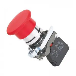 Przycisk sterowniczy XB4BC42 (czerwony grzybek) 1xNC