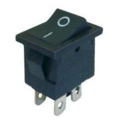 PRZEŁĄCZNIK KLAWISZOWY MRS201A-C3B 6A/250V PODWÓJNY ON-OFF CZARNY (PRZEL206)