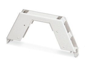 Obudowa urządzeń elektronicznych 12.6mm Górna część obudowy dla bloków zacisków Pcb 12.6 x 99 x 45.85mm materiał: