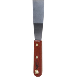 KS Tools 907.2262 Stainless Steel Scraper, 38mm, Wooden Handle