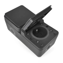 EMOS Cyklone gniazdo+wyłącznik schodowy IP55 D730429