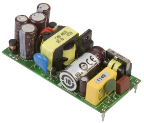 Zasilacz impulsowy nap. wyjściowe: 5 V dc, ±15 V dc 30W 3 A, 500 mA 3 -wyjścia nap. wejściowe: 120 → 370 V dc,