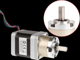 17HS5417AG5.18-XJTH Geared stepper motor, 1.7A, 1:5.18, 2.698 Nm