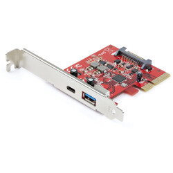 StarTech.com PEXUSB311AC3 2-Port 10Gbps USB-A &amp; USB-C PCIe Card - USB 3.1 Gen 2
