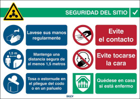 Plakat dot. bezpieczeństwa, PP, Hiszpański Brady