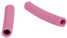 Protection and insulating grommet, inside Ø 3 mm, L 25 mm, pink, PCR, -30 to 90 °C, 02010004015