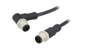 M12a05ml12amrsd001 Kabel Do Czujników/Automatyki 5Pin M12-M12 1M Wtyk Wtyk