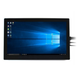 Ekran dotykowy pojemnościowy, szkło hartowane LCD IPS 13,3'' 1920x1080 HDMI+USB dla Raspberry Pi 4B/3B+/3B/2B/Zero + obudowa