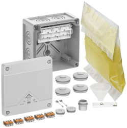 Spelsberg 40646001 Skrzynka przyłączeniowa (D x S x W) 152 x 152 x 85 mm szary IP66, IP68 1 szt.