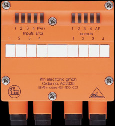 Input/output module for AS-Interface, Inputs: 4, Outputs: 4, (W x H x D) 71 x 102 x 91 mm, AC2035