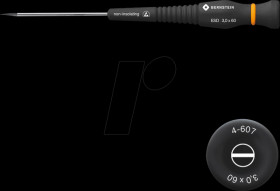 4-607 ESD screwdriver, slotted, 3.0 mm