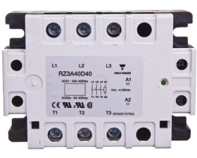 Przekaźnik półprzewodnikowy trójfazowy 24-440V AC 40A 4-32V DC RZ3A40D40