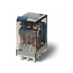 Przekaźnik 24V dc 3PDT, 3PDT Finder, Wciskane