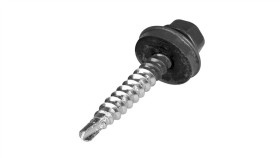 Wkręty Farmerskie Samowiercące Do Blachy I Drewna Z Podkładką Epdm 4,8X35mm...