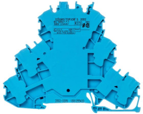 Złączka 3-piętrowa 2,5mm2 L niebieska 2002-3209 TOPJOBS /50szt./