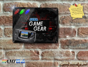 Sega Game Gear on Hitech Circuit Board - Metal Sign