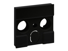 NILOE STEP Plakietka gniazda TV zewnętrznych producentów 3 otwory czarny 863584 LEGRAND