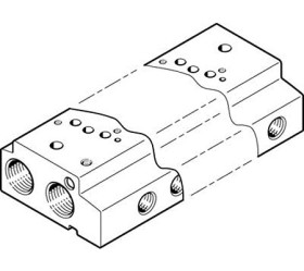 Płyta przyłączeniowa modułowa 2-drogowa G 1/8 Festo