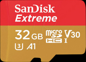 SDSQXAF-032G-GN6AA microSDHC memory card, 32 GB, SanDisk Extreme ActionSC