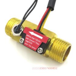 YF-B7 Turbinowy czujnik przepływu wody z czujnikiem Halla oraz temperatury strumienia