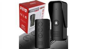 Domofon Eura Adp-09A3 Czarny, Głośnomówiący