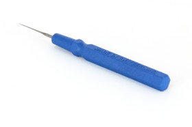 Micro spatula oiler, ESD, blue, 0.3 mm for lubricant, BLUEESD