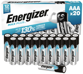 Bateria AAA/R03 Energizer Max Plus Industrial E301322900, 1.5 V, alkaliczno-manganowe, 20 szt.