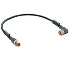 Kabel konfekcjonowany aktuator/sensor obustronny M12 3-pinowe męskie proste żeńskie kątowe RST 3-RKWT 4-3-224/1,5 M