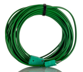 Kabel termopary/przewód przedłużający K dł. 10m 7/0.2mm -10 → +105 °C PVC 2-żyłowy Nieekranowany