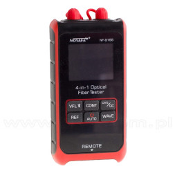 NOYAFA NF-916S, Tester okablowania i miernik mocy optycznej LCD, RJ-45, pióro świetlne VFL